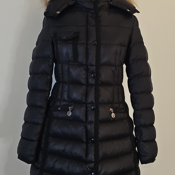 Moncler Hermine Giubbotto (Hermifur) Long Down Coat - Picture 7 of 16